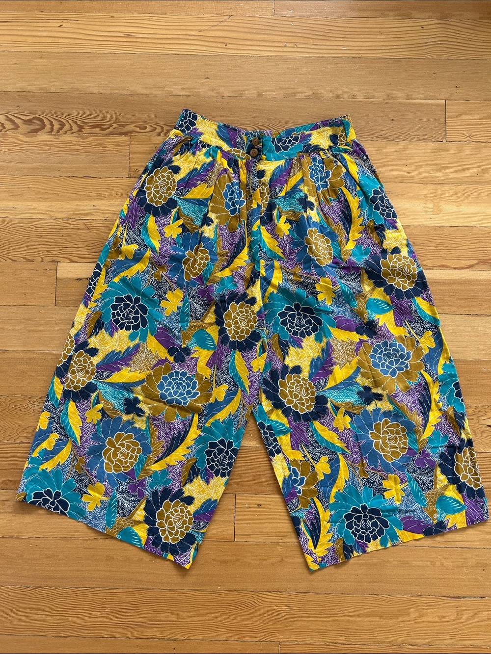 Missoni Donna multicolor floral print wide pants  — originally sz 10 — now sz 6